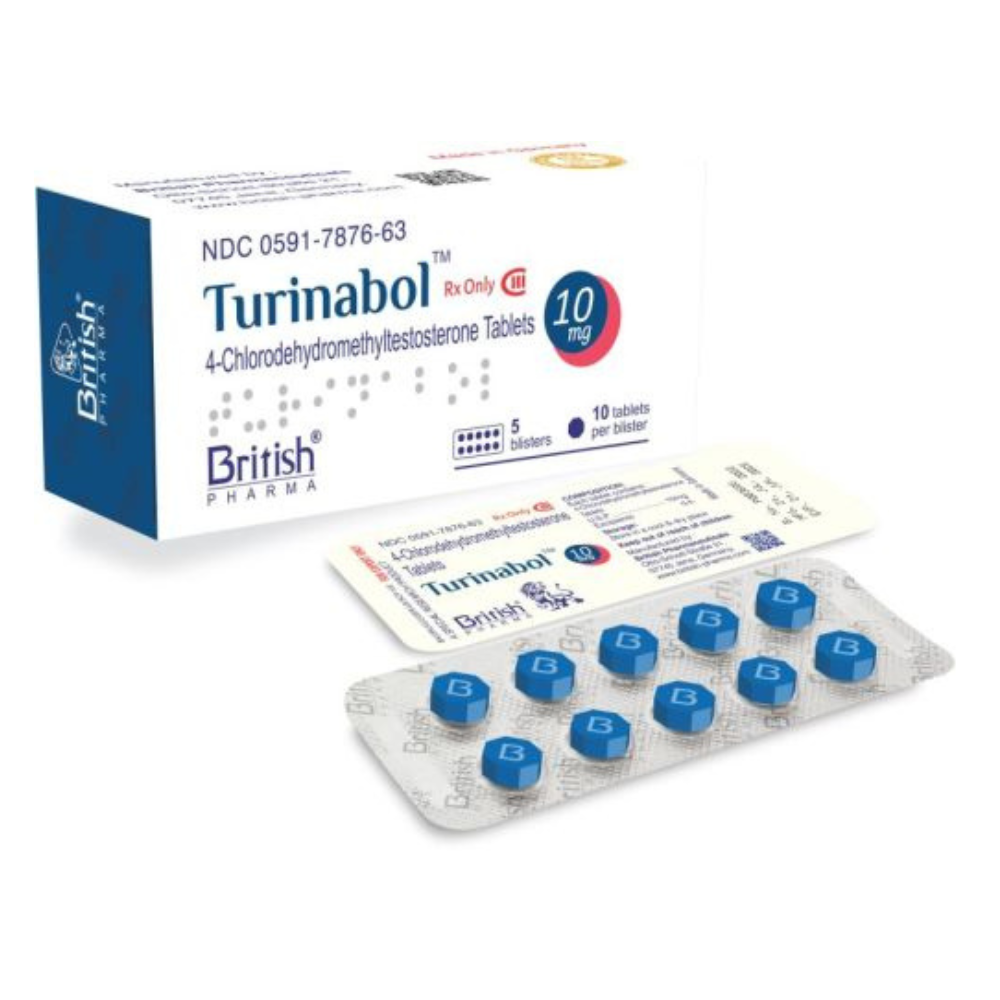 TURINABOL | 4- CHLORODEHYDROMETHYLTESTOSTERONE | BRITISH PHARMA